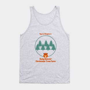 Myron Shapiro's Busy Beaver Christmas Tree Farm Tank Top